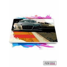 Картина по номерам на холсте Audi R8 постер, 80 х 120 см Красиво Красим