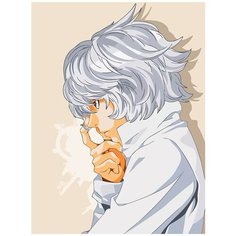 Картина по номерам на холсте Тетрадь Смерти (Рюк, Ягами Лайт, Эл, L) - 8001 В 30x40