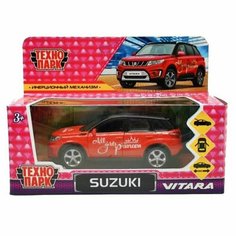 Машинка металлическая ТехноПарк Suzuki Vitara для девочек 12см VITARA-12GRL-RD