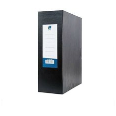 Короб архивный LITE (А4, 100мм, бумвинил, разобранный) черный, 25шт.