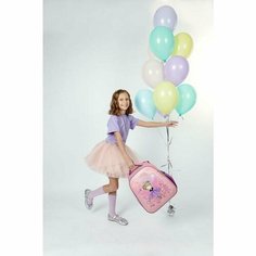 Ранец школьный №1 School Basic Фея, анатомический, розовый экокожа с двумя отделениями