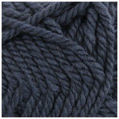 Пряжа "Осенняя" 25% шерсть, 75% ПАН 150м/200гр (156-Индиго) Пехорка