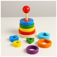 Логическая пирамидка "Сказка" 9х9х21 см Magic Store