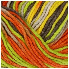 Пряжа "Jeans crazy" 55% хлопок, 45% акрил 160м/50гр (7201 принт) Yarn Art