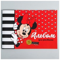 Disney Альбом для рисования А4, 40 листов, "Минни Маус", Минни Маус