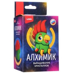 Выращивание кристаллов LORI "Животные. Зеленый попугай", от 10 лет, в коробке (Крп-010)