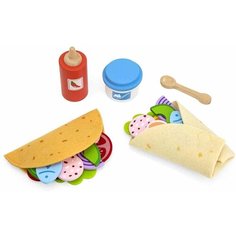 Игровой набор Бутерброд Тако (25 предметов) (дерево) Viga 44677