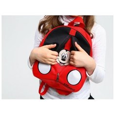 Disney Рюкзак детский "Mickey", на молнии, 23х27 см, Микки Маус и друзья
