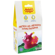 Набор для лепки из легкого пластилина Мульти-Пульти "Улитка" (НЛП_41897), 12шт.