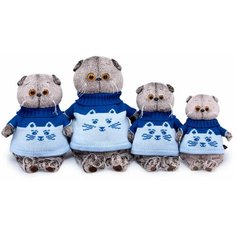 Мягкая игрушка Басик в свитере Кот , 30 см Basik&Co