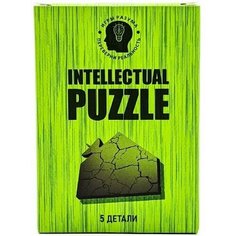 Пазл Головоломка IQ Intellectual Puzzle "Дом" Зеленый Cccstore