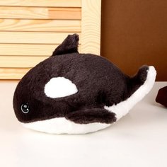 Мягкая игрушка Касатка, 25 см, черный/белый Сима ленд