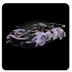 Конструктор Huayrar R Техник Фиолетовый гоночный спорткар 3428 деталей Toys