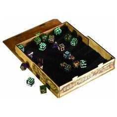 Dice Tray раздвижной лоток для бросания игральных костей / Арсенал ДнД, Дайс Трэй для настольных игр, box дайсов DnD, dice box RPG с магнитным замком April Global Store