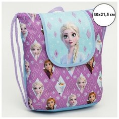 Disney Рюкзак детский СР-01 29*21.5*13.5 Холодное Сердце "Эльза"