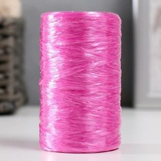 Пряжа-нить, полипропилен 200м/50г, №2-3, цвет розовый пион, 5 шт Sweet Home