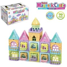 Магнитный конструктор «Замок», 70 деталей NO Name