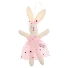 Мягкая игрушка «Зайка в платье», цвет розовый NO Name