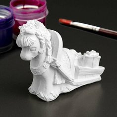 Заготовка под роспись "Лошадка с упряжкой" 22х5х9,5см Хорошие сувениры