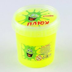Слайм «Плюх» контейнер 140 г, жёлтый