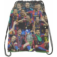 Мешок для обуви футбольный клуб Барселона - Barcelona № 20 Bugrikshop