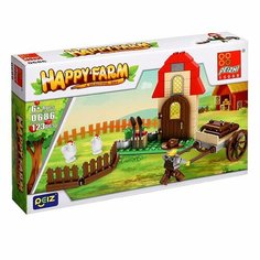 PEIZHI Конструктор Ферма «Куриный загон», 123 детали
