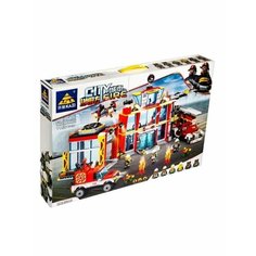 Конструктор Сити KY 80532 - Пожарная станция Gulliver