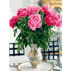 Картина по номерам Букет в перламутровой вазе 40х50 см АртТойс