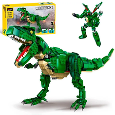Конструктор Decool Тираннозавр Рекс Трансформер 2 в 1 Детский игровой набор динозавра на 838 деталей Toys
