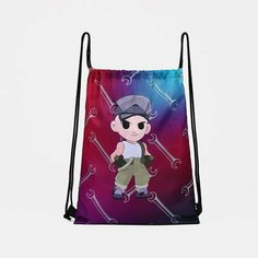 Мешок для обуви Мастер, 35*1*42 см, отд на шнурке Miki Market