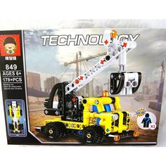 Конструктор Технология Автокран, 178 деталей, Technology, 849