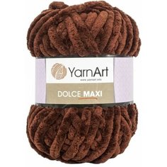 Пряжа YarnArt Dolce MAXI шоколад (775), 100%микрополиэстер, 70м, 200г, 2шт