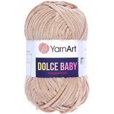 Пряжа YarnArt Dolce Baby бежевый (747), 100%микрополиэстер, 85м, 50г, 3шт