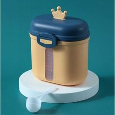Контейнер для хранения детского питания Корона, 360 гр, цвет желтый Made in China