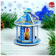 3D Конструктор-подвеска Синий фонарь Made in China