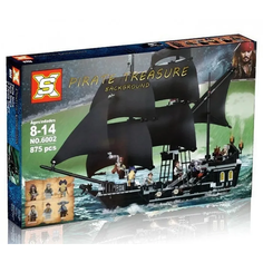Конструктор Пираты Карибского моря Черная жемчужина 875 деталей Toys