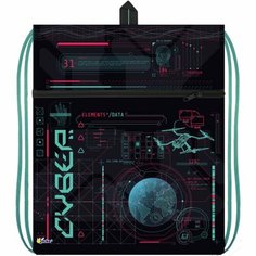 Мешок для обуви с карманом 490 х 410 мм, Оникс МО-27-4р, Cyber 70288 Miki Market