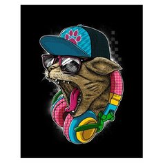 Картина по номерам Кот меломан 40х50 см АртТойс