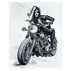 Картина по номерам Байкер 40х50 см АртТойс