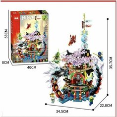 Конструктор 76117 Ниндзя Небесный Храм: Сады 1455 деталей Lion King