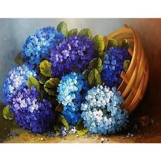 Картина по номерам Букет гортензий 40х50 см АртТойс