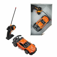 Машинка на радиоуправлении "Racing Orange" для гонок, детская игрушка на пульте д/у в подарочной коробке Нет бренда
