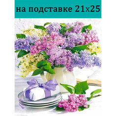 Стиль для Дома Алмазная мозаика 25х21 см / частичная выкладка