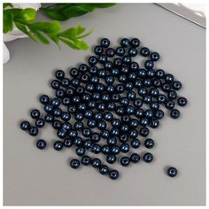 Бусины для творчества ТероПром 4762466 пластик "Сапфир" набор 200 шт d=0,6 см