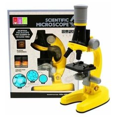 Детский настольный микроскоп с набором для исследований / контейнер и баночки Нет бренда