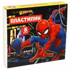 Пластилин 8 цветов 120 г "Человек-паук" Россия