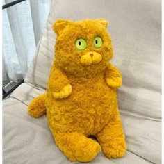 Мягкая игрушка Кот обормот, кот обнимашка, 15 см, желтый Китай
