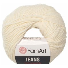 Пряжа YarnArt Jeans цвет 03 - 3 мотка