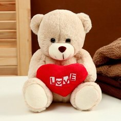 Мягкая игрушка «Медведь с сердцем», 20 см, цвет микс NO Name