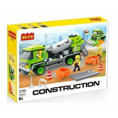 Конструктор 3730 "Строительная техника 2в1", 369 деталей Пластмастер